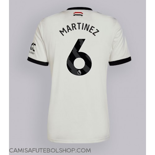 Camisa de time de futebol Manchester United Lisandro Martinez #6 Replicas 3º Equipamento 2024-25 Manga Curta